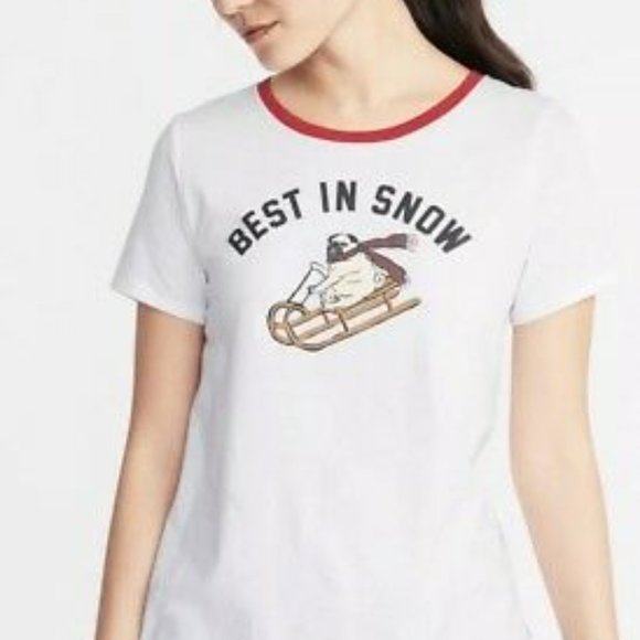 Old Navy Tops - Old Navy pug christmas T-shirt